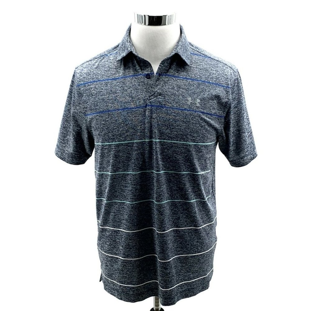 UNDER ARMOUR HEAT GEAR Loose Fit Polo Golf Shirt M
